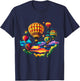 Hot Air Balloon Ride Festival Hot Air Ballooning T-Shirt - T-Shirt | Navy
