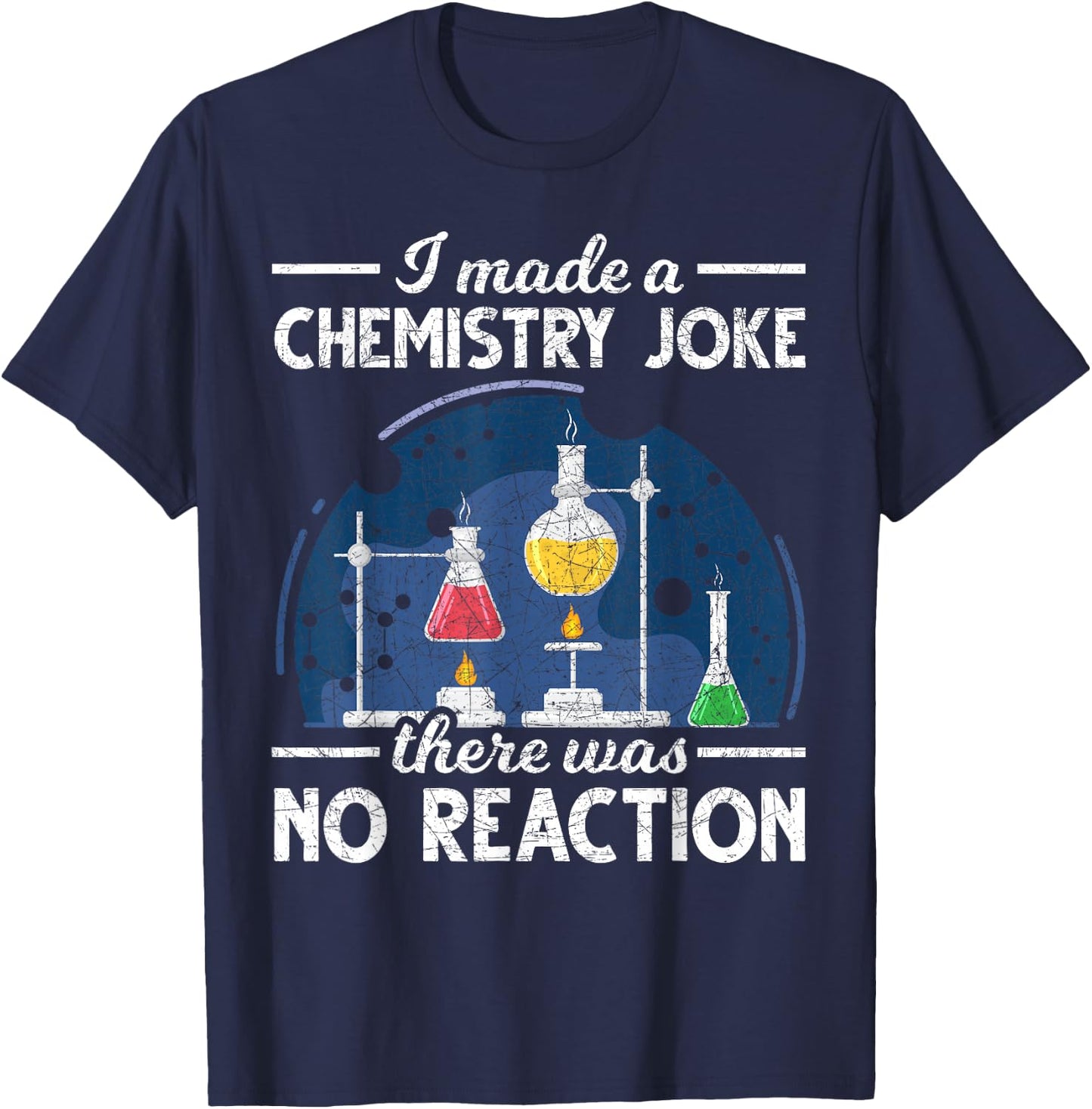 Women's Gift Molecules Periodic Table Chemistry T-Shirt - T-Shirt | Navy