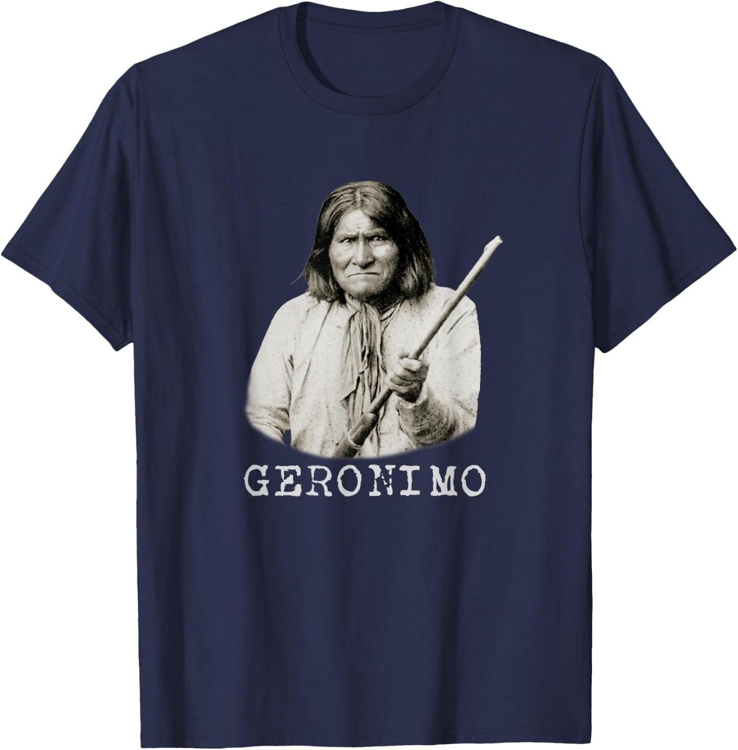 Apache Goyahkla Geronimo T-Shirt - T-Shirt | Navy