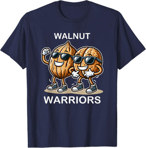 Walnut Friends Walnut Warriors For Snack Lovers T-Shirt - T-Shirt | Navy