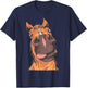 Horse Gifts Funny Horse Riding - -Adult, Black, Short Sleeve, Classic Fit, Small T-Shirt - T-Shirt | Navy