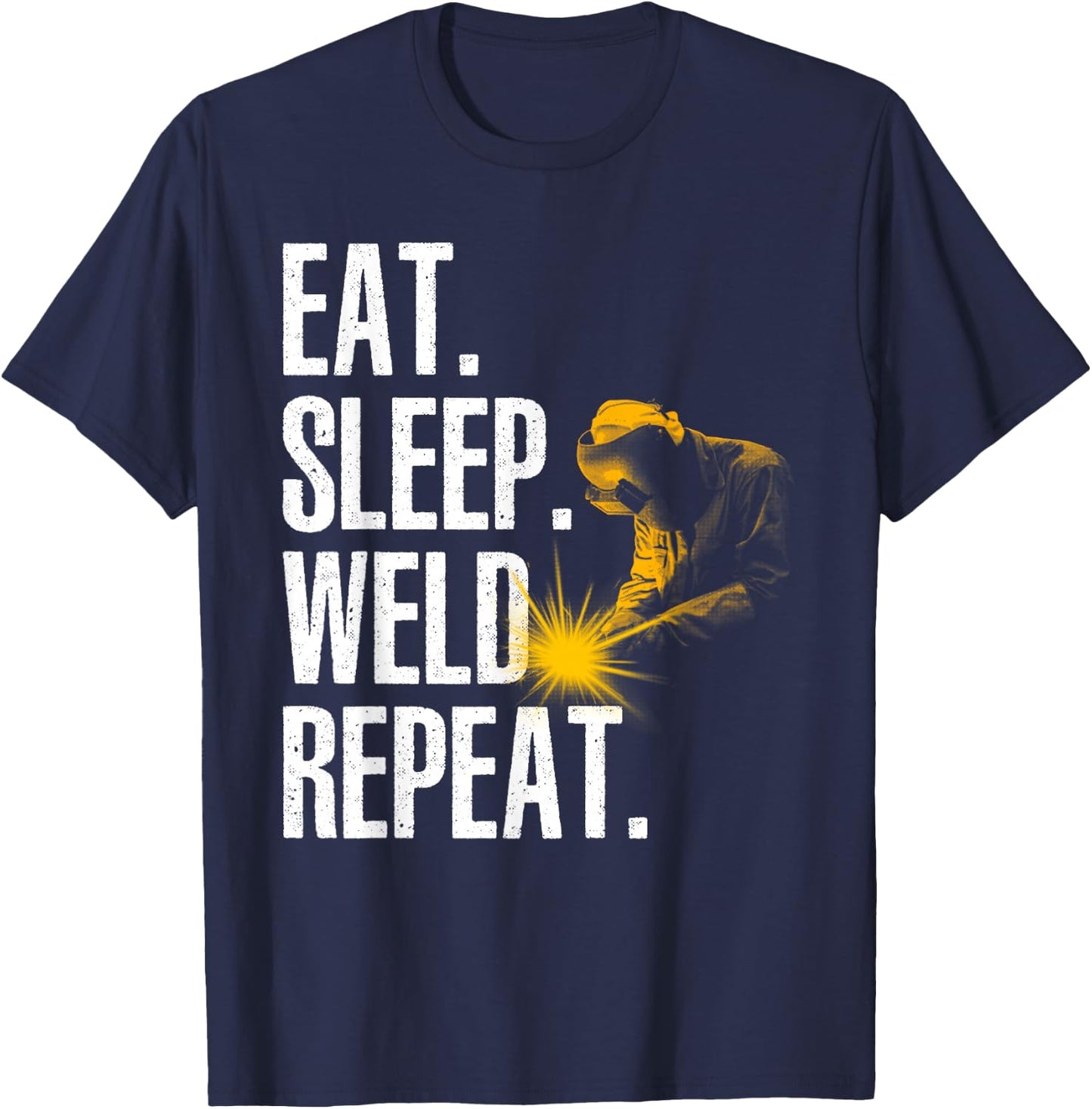 Best Welding Art Women MIG/TIG Welding Metal Welder T-Shirt - T-Shirt | Navy