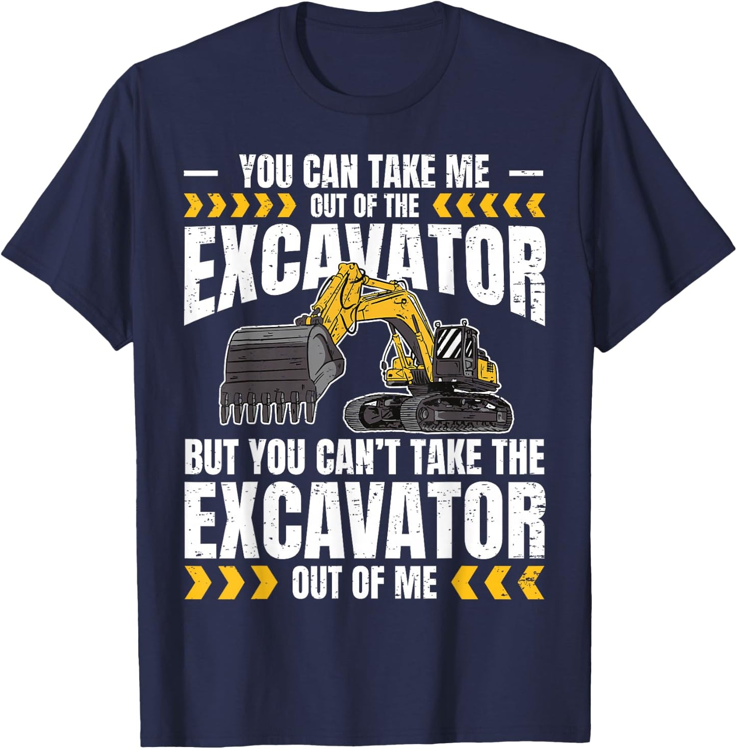 Excavator Operator T-Shirt - T-Shirt | Navy