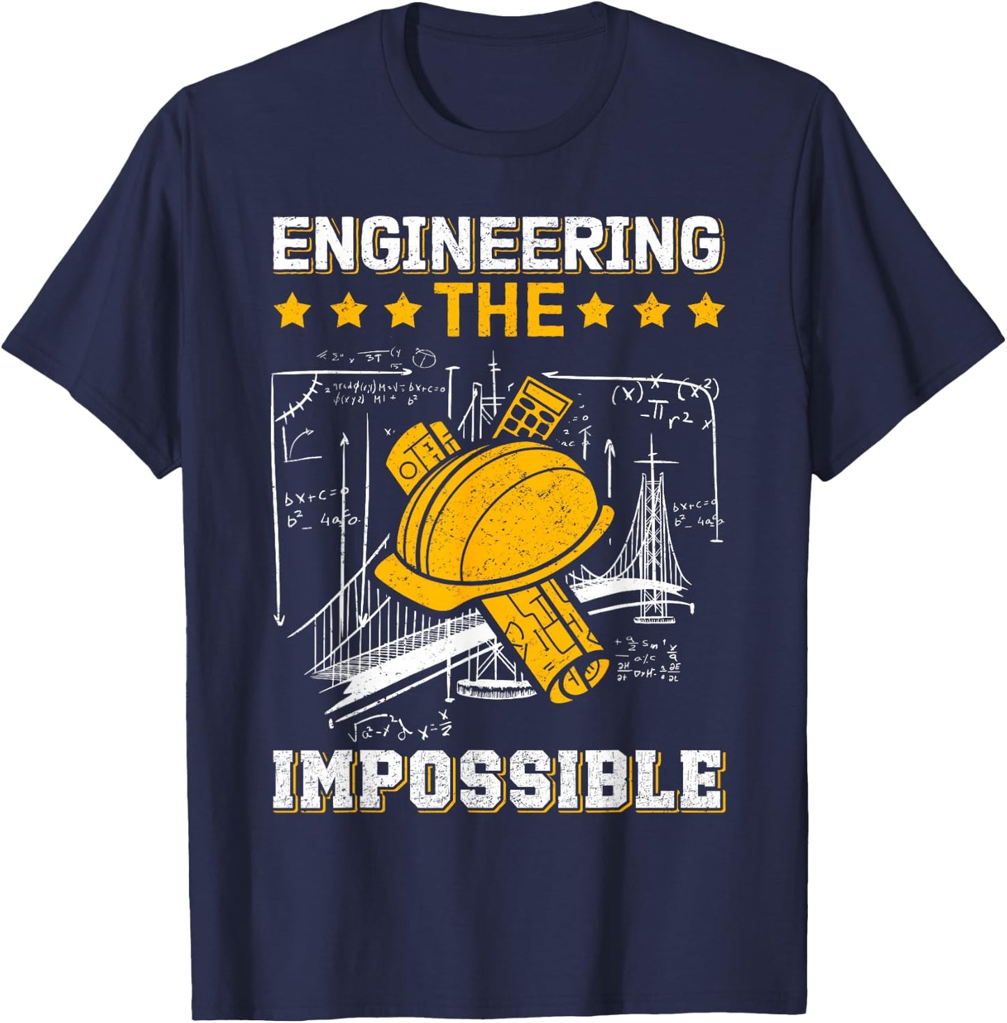 Civil Engineer Design Men Student Woman Mechanical T-Shirt - T-Shirt | Navy