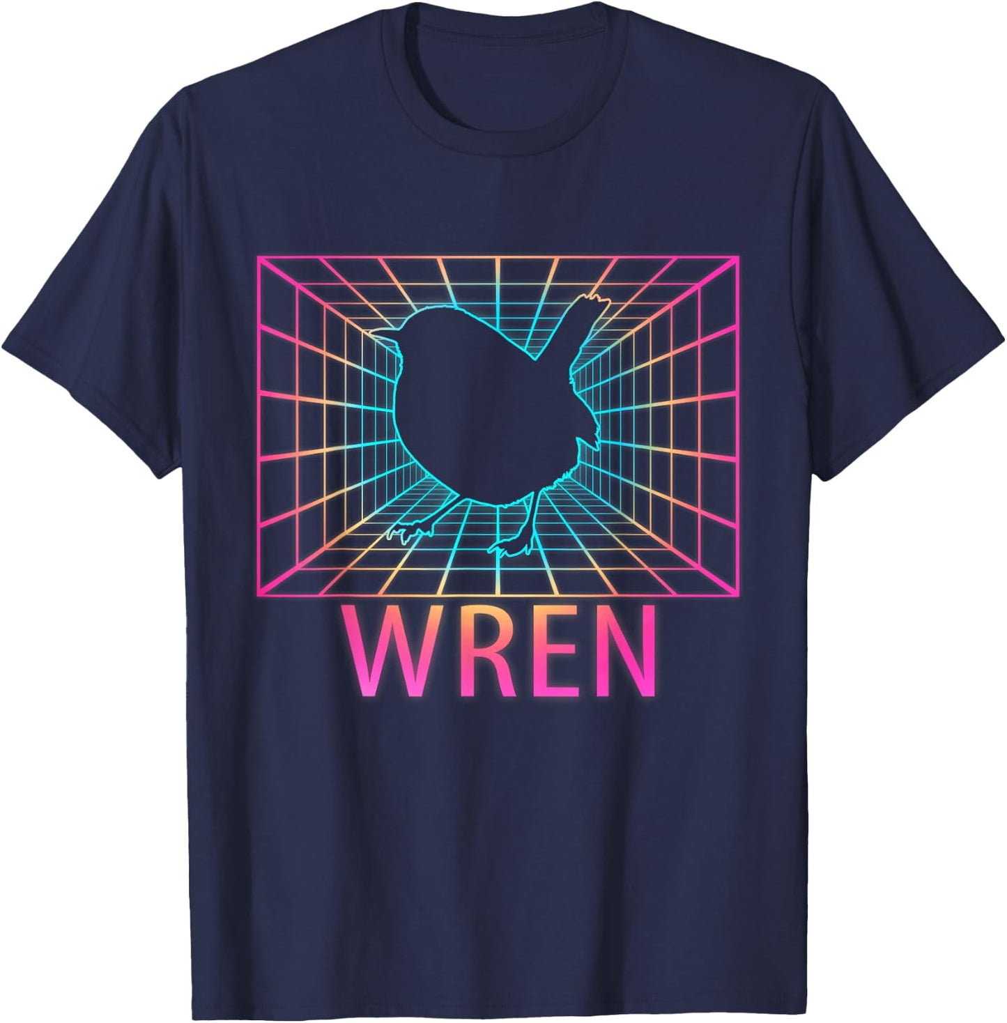 Wren Bird Gift T-Shirt - T-Shirt | Navy
