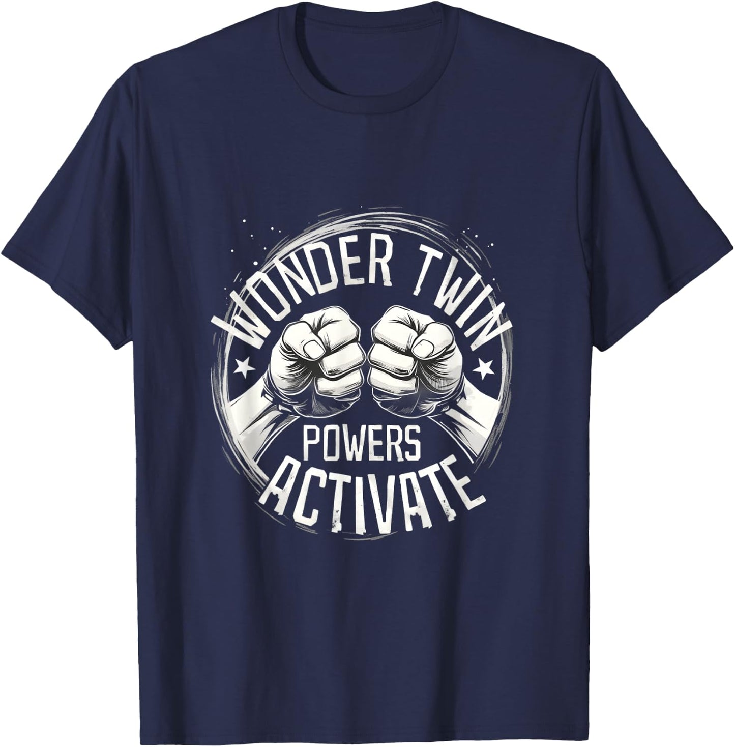 Twins Funny Twins Activate T-Shirt - T-Shirt | Navy