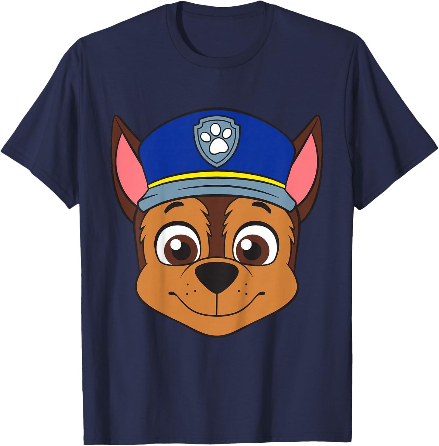 Kids PAW Patrol Large Chase Character T-Shirt - T-Shirt | Navy