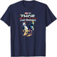 Marvel Thor: Love and Thunder Fiery Goats Poster T-Shirt - T-Shirt | Navy