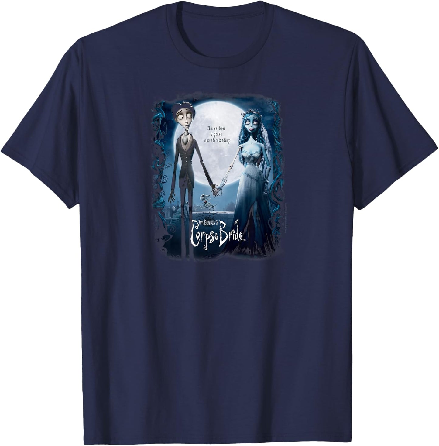 Corpse Bride Poster T-Shirt - T-Shirt | Navy
