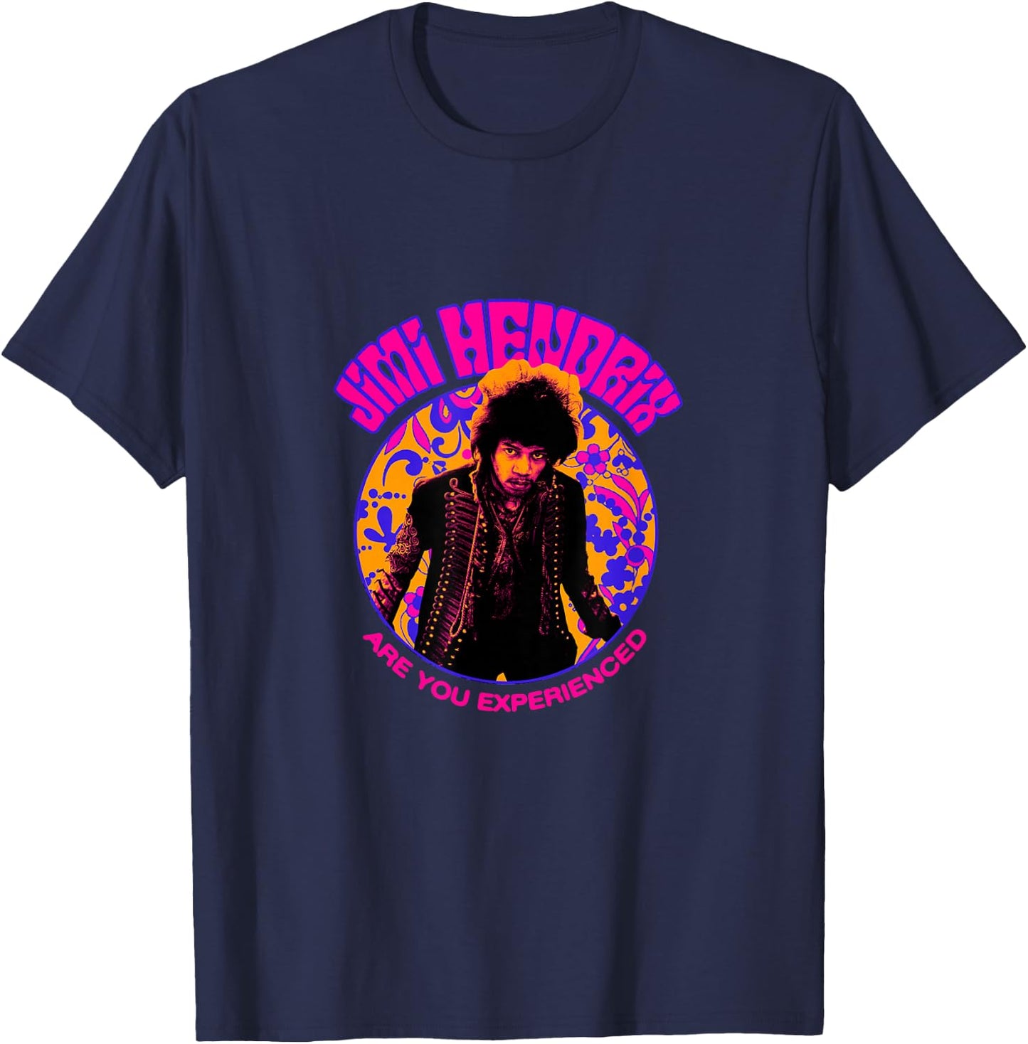 Jimi Hendrix Are You Experienced T-Shirt - T-Shirt | Navy