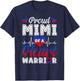 Proud Mimi of A Heart Warrior CHD Awareness Month T-Shirt - T-Shirt | Navy