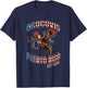Orocovis Puerto Rico Fighting Rooster Lightning Flag T-Shirt - T-Shirt | Navy