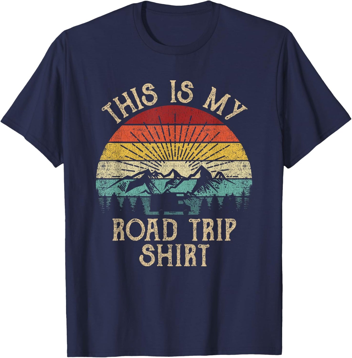 This Is My Road Trip Shirt T-Shirt - T-Shirt | Navy