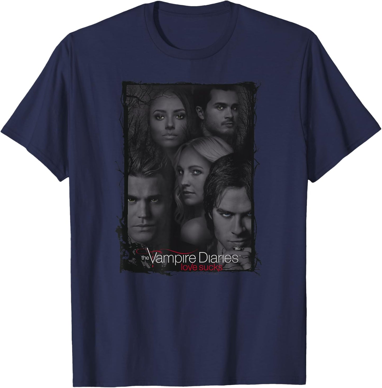 Vampire Diaries So Here We are T-Shirt - T-Shirt | Navy