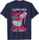 Capricorn Girl Stepping Into My Birthday Like A Boss T-Shirt - T-Shirt | Navy