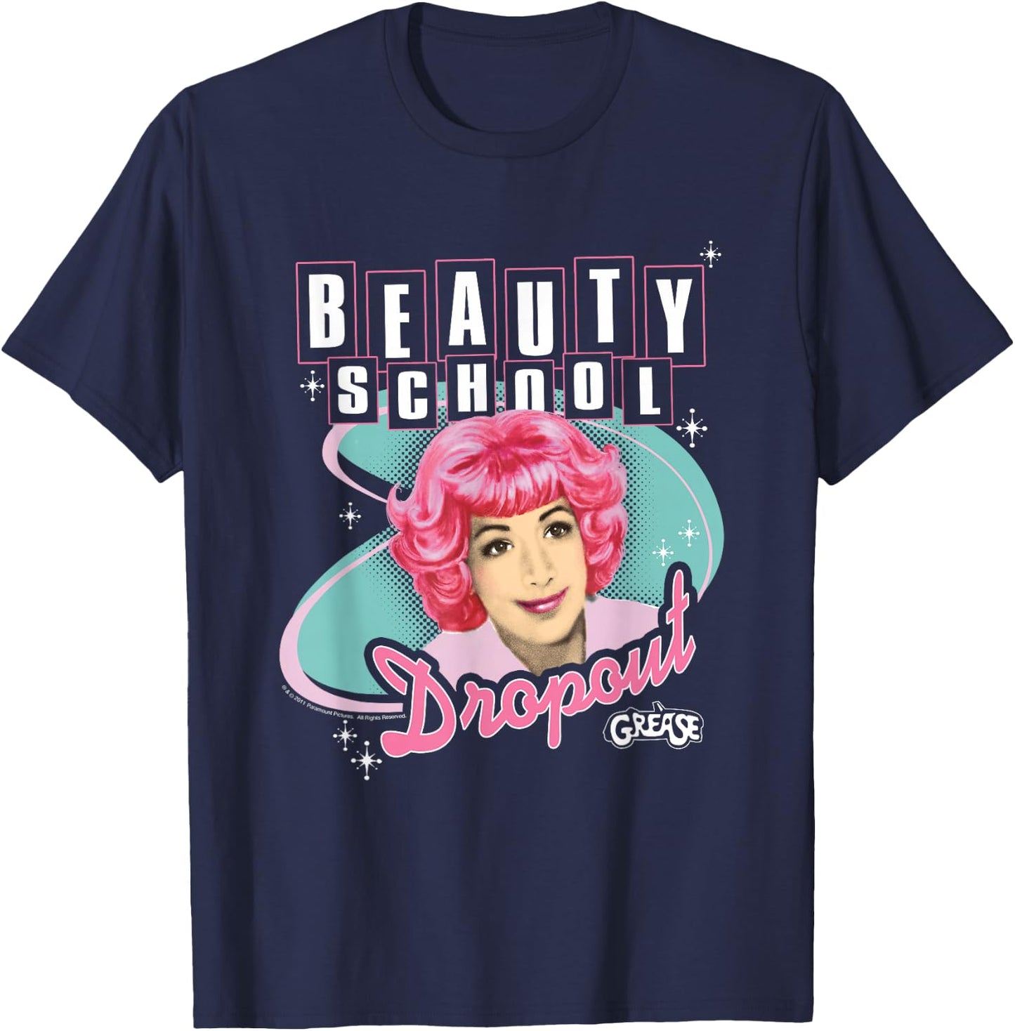Grease Beauty School Dropout T-Shirt - T-Shirt | Navy