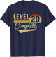 Level 20 Complete Retro Video Gamers Couple 20th Anniversary T-Shirt - T-Shirt | Navy