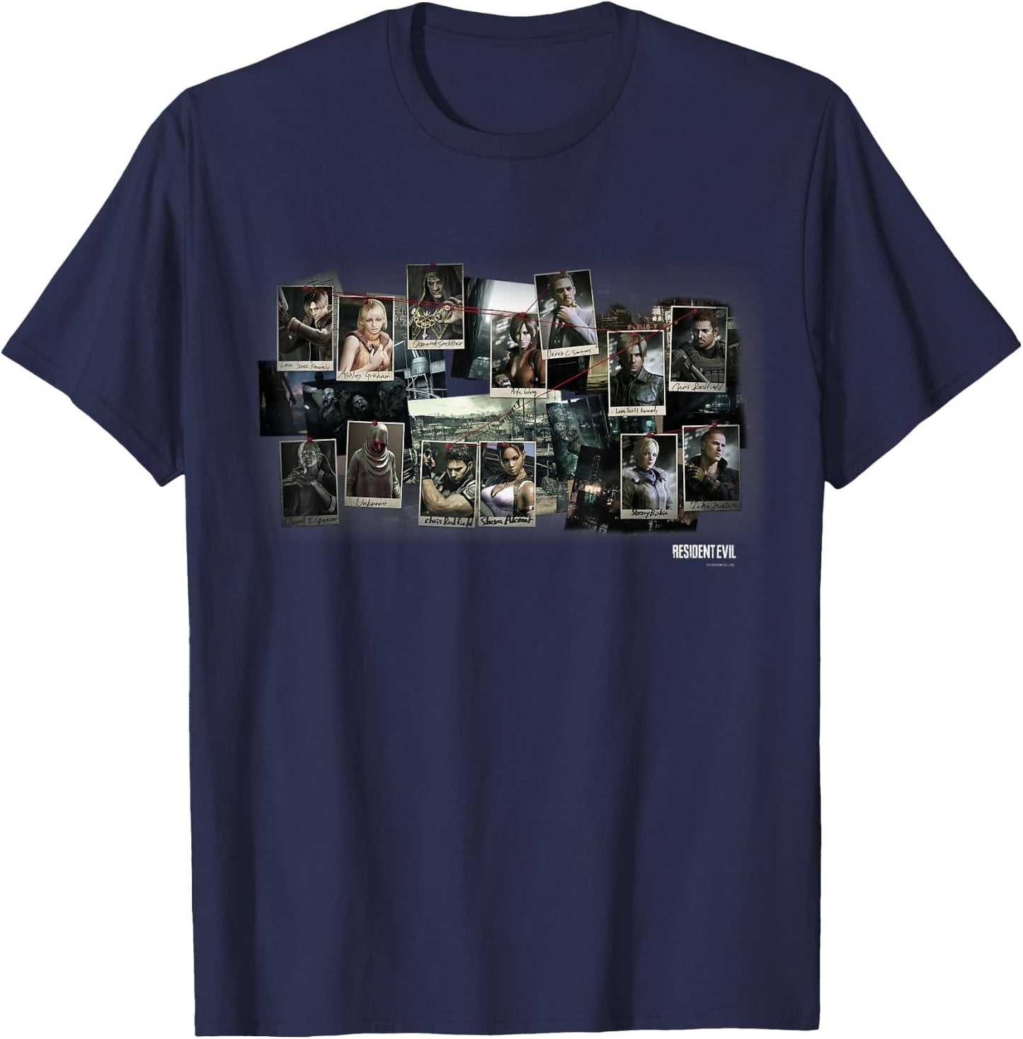 Resident Evil 4,5,6 T-Shirt - T-Shirt | Navy