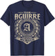 Team AGUIRRE Lifetime Member Vintage AGUIRRE Family T-Shirt - T-Shirt | Navy