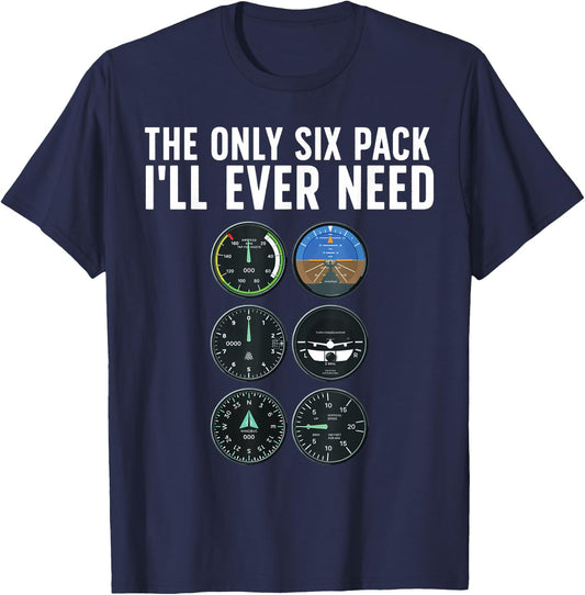Funny Airplane Novelty Women Aviation Airplane Pilot T-Shirt - T-Shirt | Navy