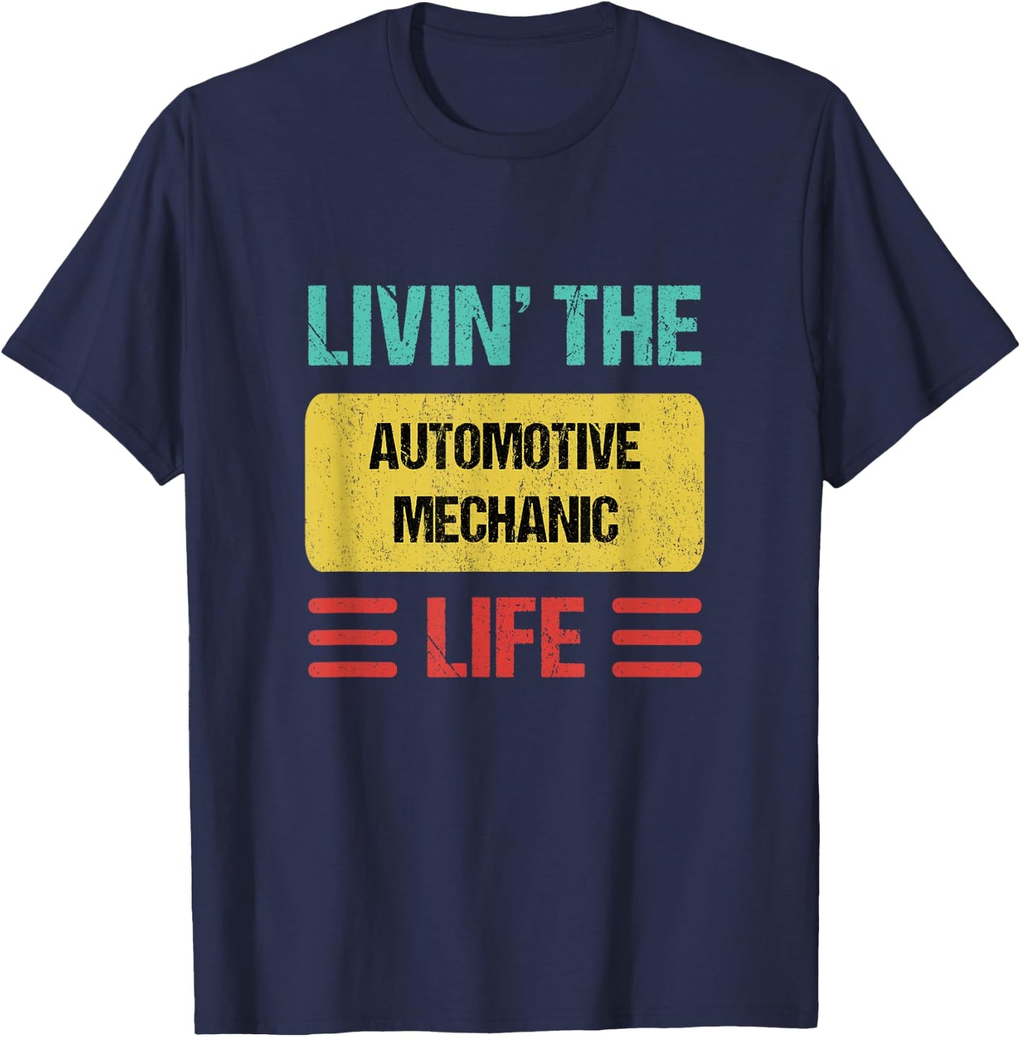 Automotive Mechanic T-Shirt - T-Shirt | Navy