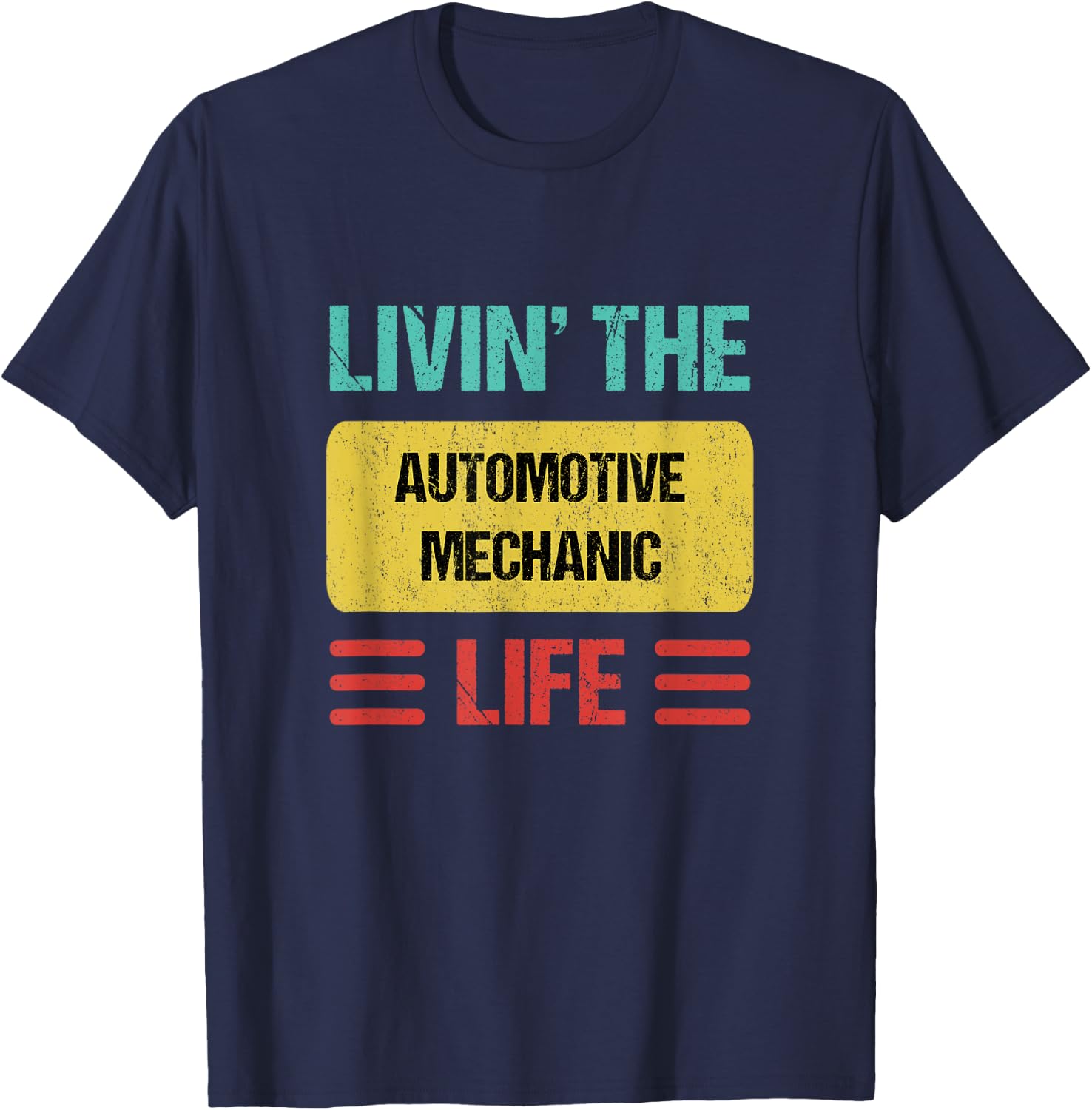 Automotive Mechanic T-Shirt - T-Shirt | Navy