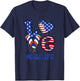 Gigi Love USA Flag Grandma 4th of July Family Matching T-Shirt - T-Shirt | Navy