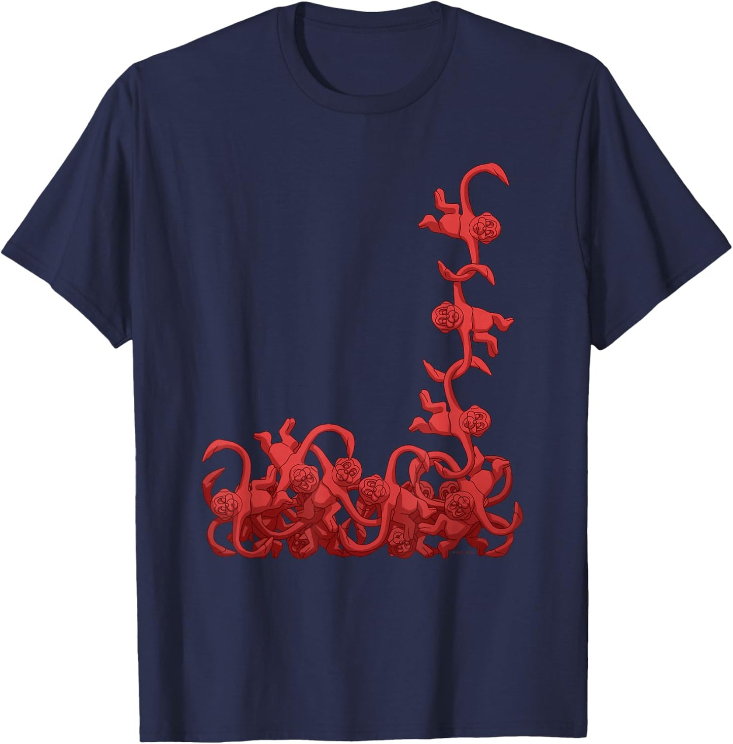 Halloween Monkey Climb Costume T-Shirt - T-Shirt | Navy