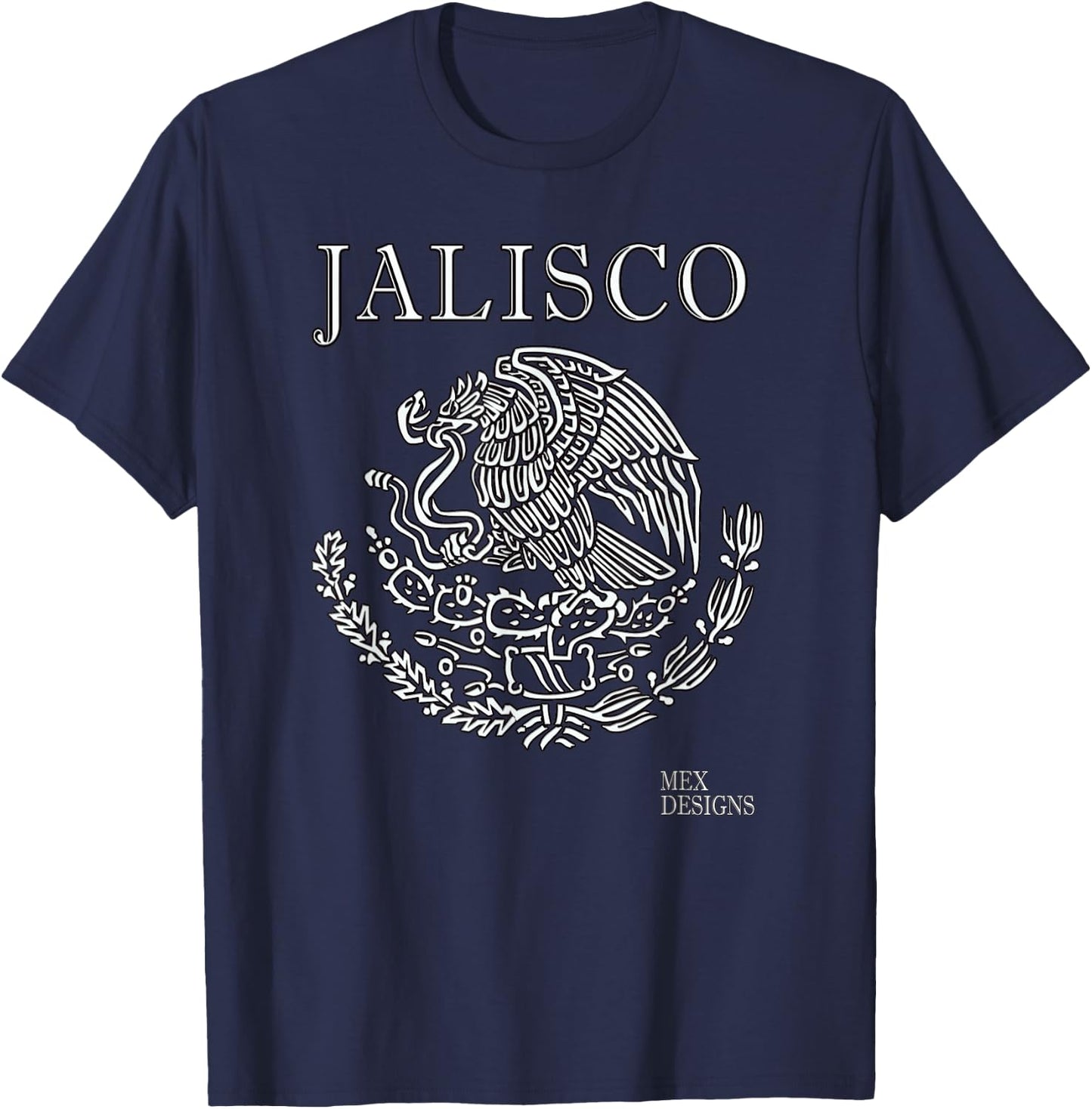 Jalisco Mexican Shirts Jalisco Camisa Mexicana Colt Mexico T-Shirt - T-Shirt | Navy