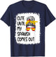 Funny Cute Until My Spanish Comes Out T-Shirt - T-Shirt | Navy