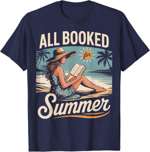 All Booked For Summer T-Shirt - T-Shirt | Navy