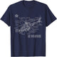 Kids Military Aircraft AH-64 Apache Longbow Army Helicopter T-Shirt - T-Shirt | Navy