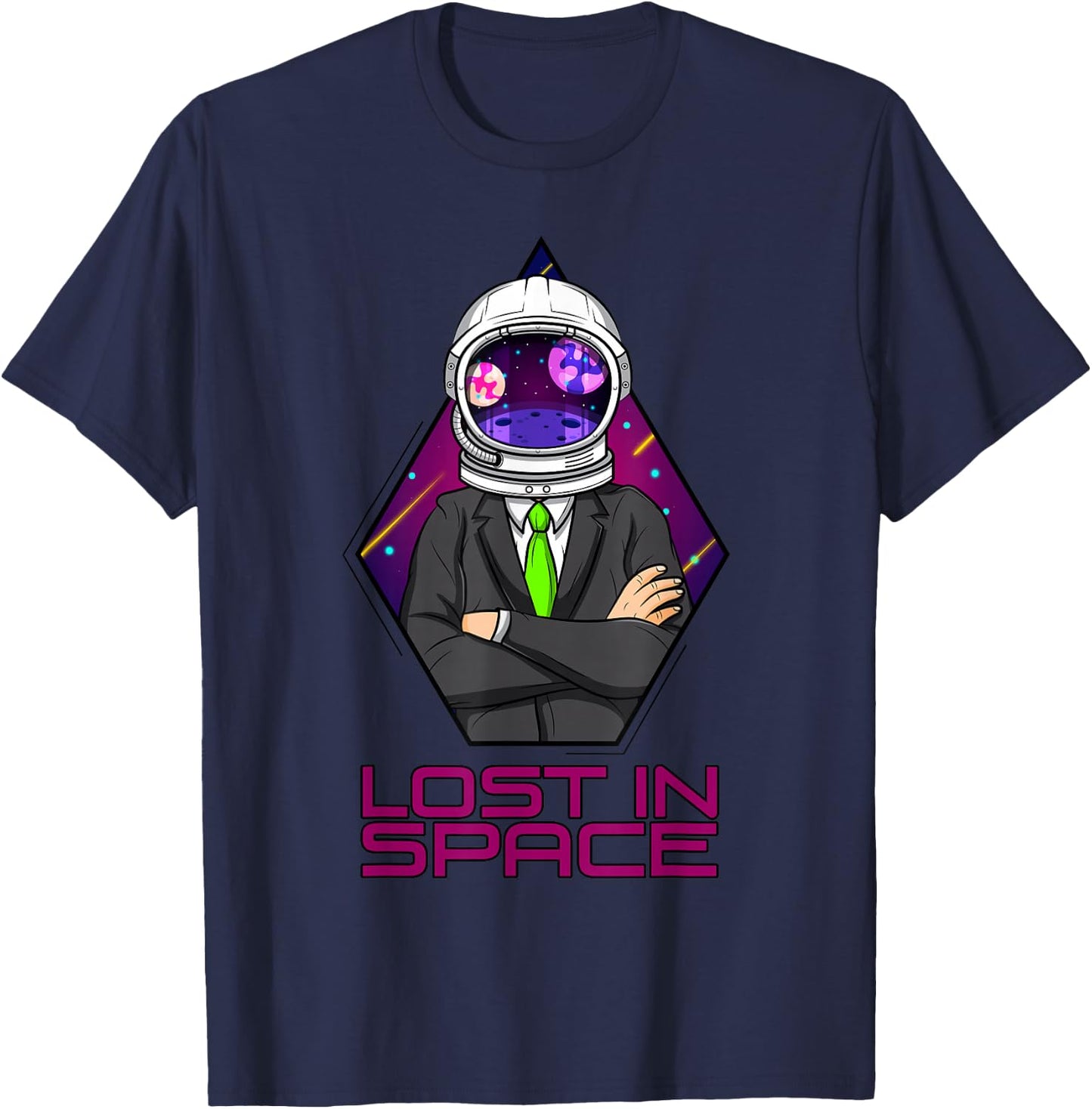 Lost In Space T-Shirt - T-Shirt | Navy