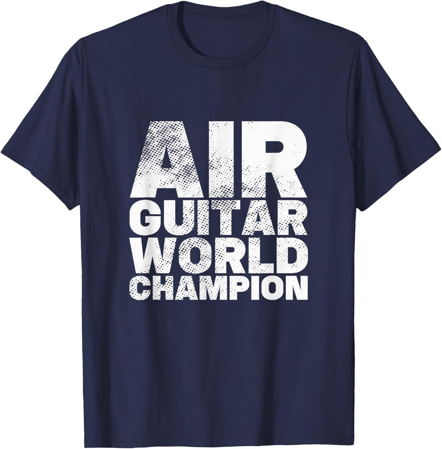 Air Guitar World Champion T-Shirt - T-Shirt | Navy