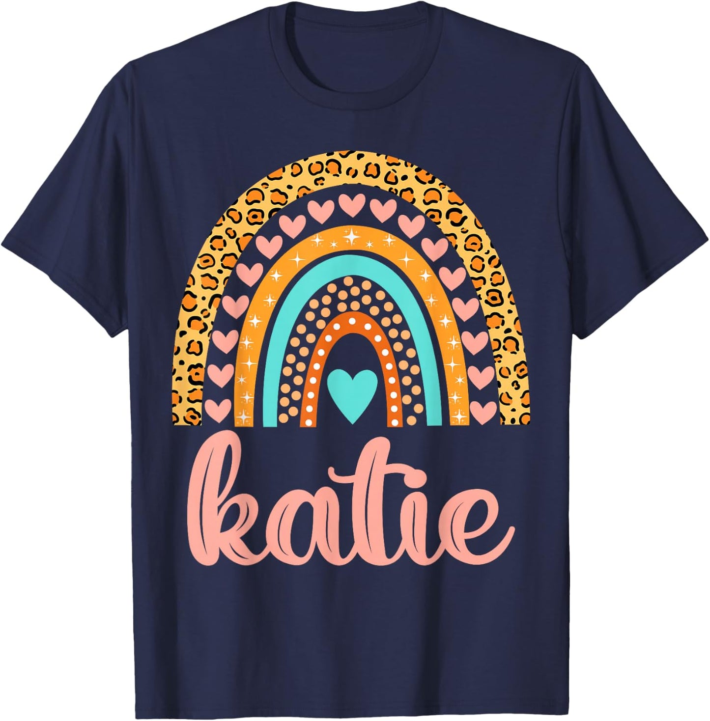 Katie Katie Name Birthday Shirt Gift T-Shirt - T-Shirt | Navy