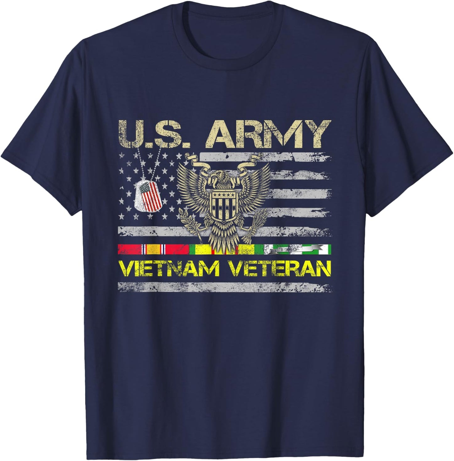 U.S Army Vietnam Veteran T Shirt Vietnam War Veterans Day T-Shirt - T-Shirt | Navy