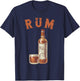Rum Pirate's Favorite Drink Alcoholic Beverage Rum T-Shirt - T-Shirt | Navy