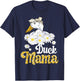 Duck Mama Funny Duck Lover Owner Farmer T-Shirt - T-Shirt | Navy