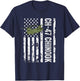 CH-47 Chinook Helicopter USA Flag Active Duty Retired Pilot T-Shirt - T-Shirt | Navy