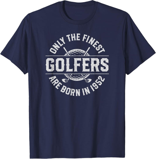 74 Year Old Golfer: Golfing Golf 1952 74th Birthday T-Shirt - T-Shirt | Navy