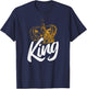 Birthday King Shirt Crown and Boys T-Shirt - T-Shirt | Navy