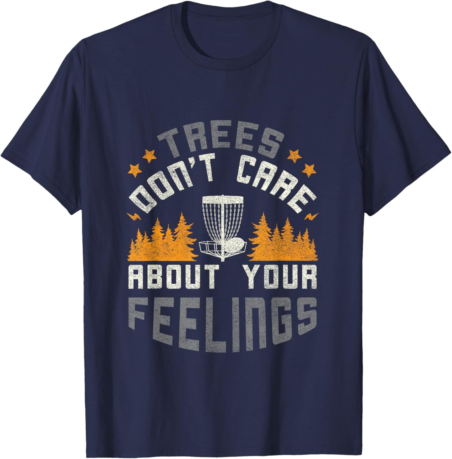 Funny Disc Golf Shirt Men Women Vintage Disc Golfing T-Shirt - T-Shirt | Navy