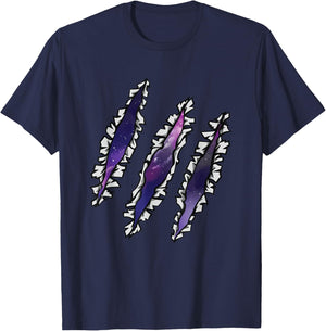 Scratch Galaxy Space T-Shirt - T-Shirt | Navy