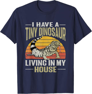 Tegu Lizard Reptile Herpetologist T-Shirt - T-Shirt | Navy