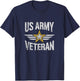 Army Veteran T Shirts Women - US Army Veteran T-Shirt - T-Shirt | Navy