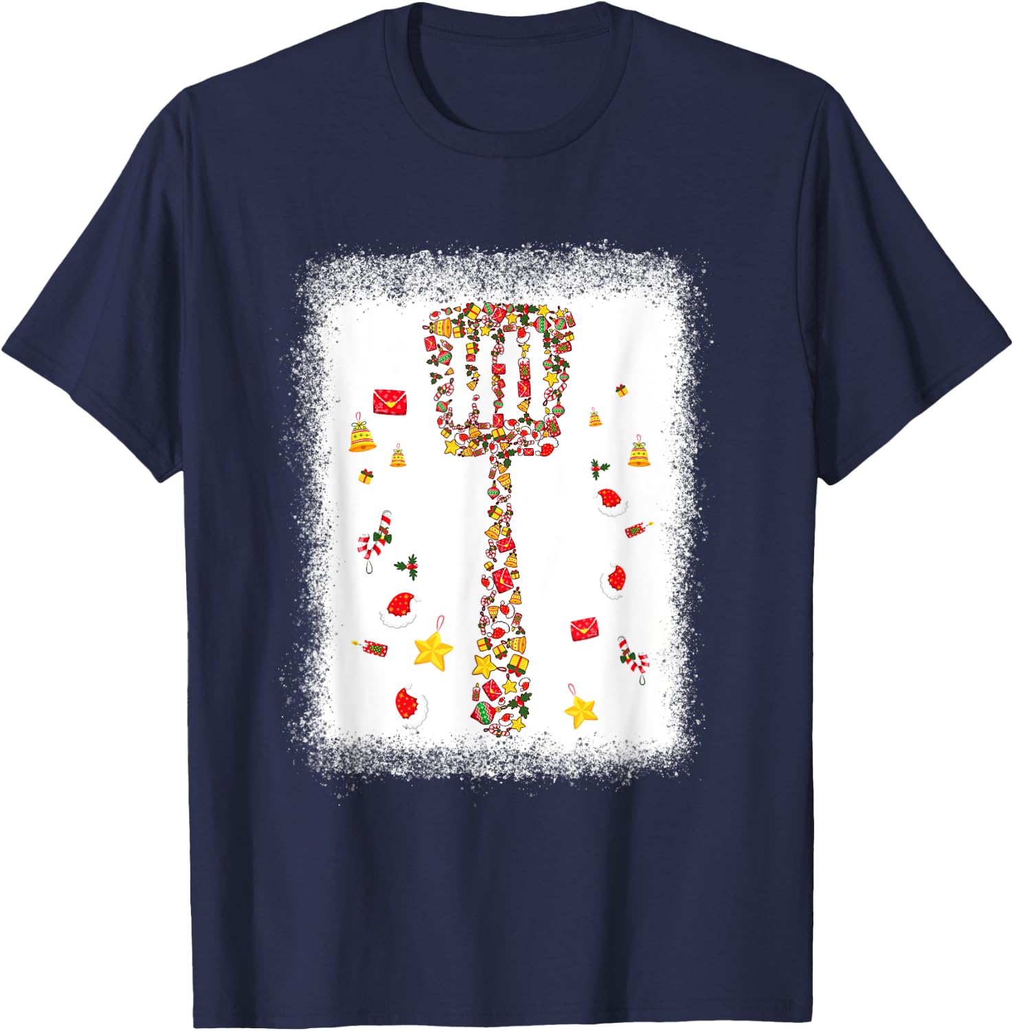 YXen Wooden Spatula Christmas Pajama Merry Xmas Cooking Mom T-Shirt - T-Shirt | Navy