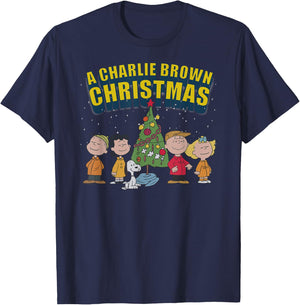 Peanuts Charlie Brown Christmas Special T-Shirt - T-Shirt | Navy