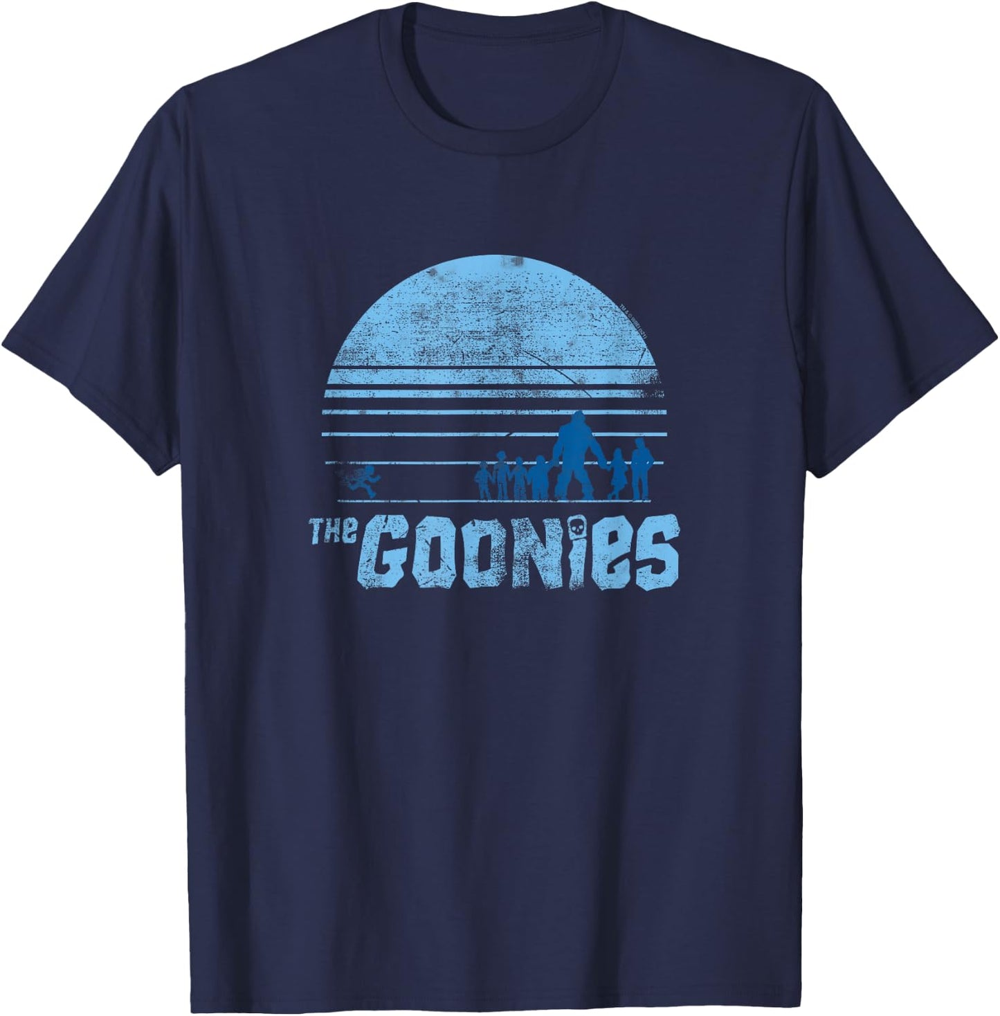The Goonies Blue Silhouette T-Shirt - T-Shirt | Navy