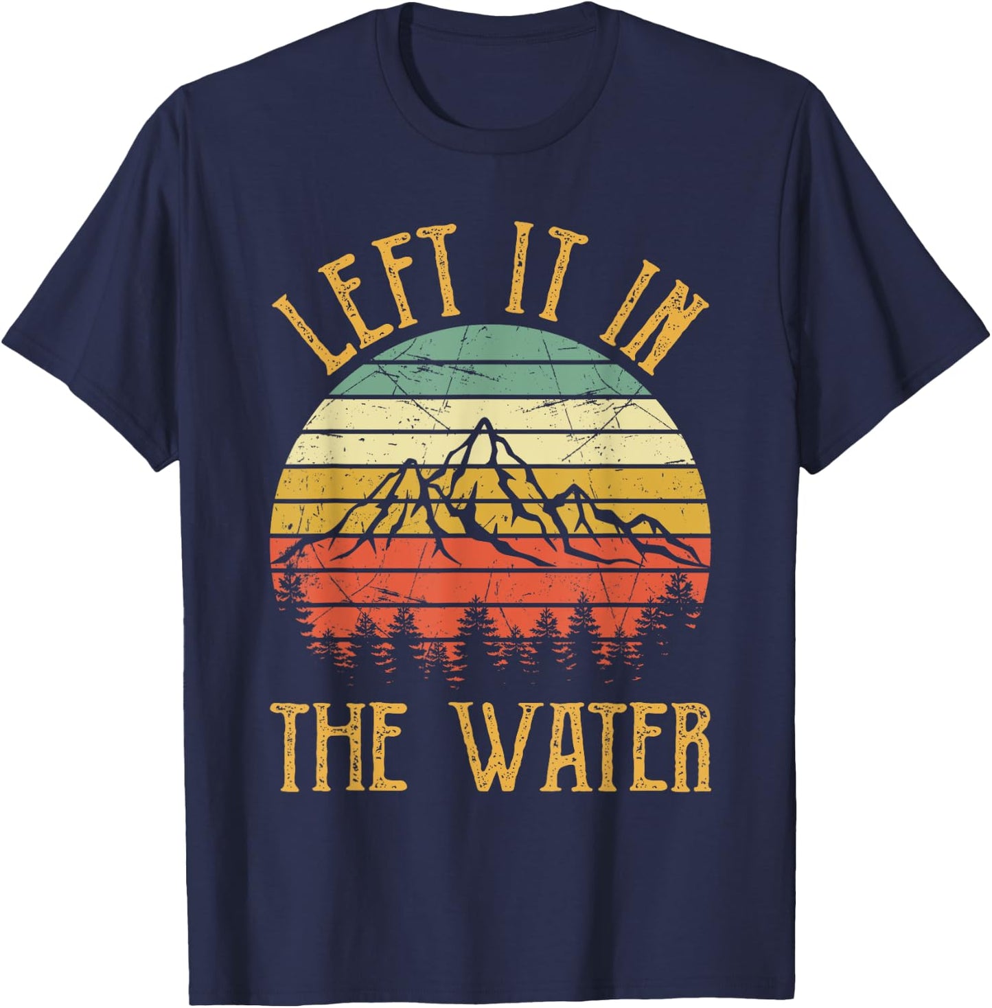 Left It In The Water Baptism Gift Kids Christian T-Shirt - T-Shirt | Navy