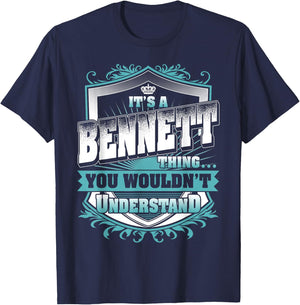 It's A BENNETT Thing You Wouldn't Understand Classic T-Shirt - T-Shirt | Navy